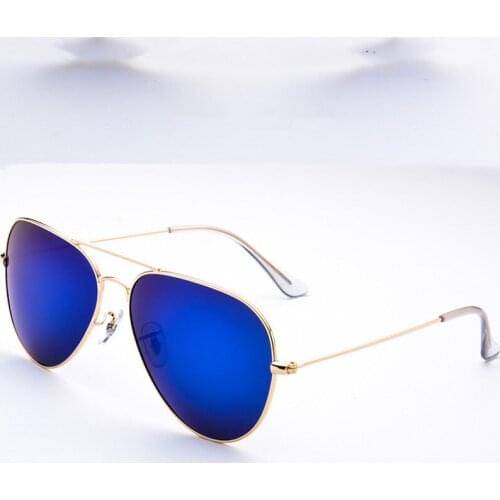 OEYEYEO New Metal Fashion Anti UV400 Toad Mirror Mens Classic Double Beam Night Vision Polarized Sunglasses Comfortable Durable