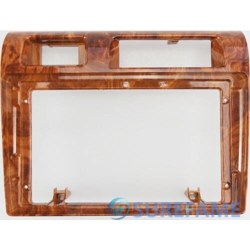 9 inch Car Fascia Radio Panel for 2015 TOYOTA LAND CRUISER LC76 Dash Kit Install Facia Console Bezel 9inch Adapter Trim Plate