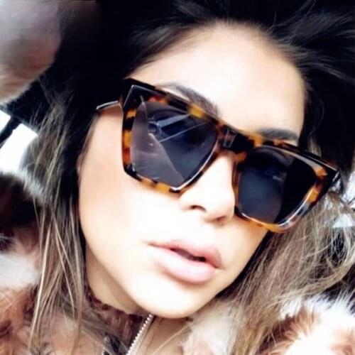 2021 Oversized Cateye Sunglasses Women Luxury Eyewear for Women/Men High Quality Glasses Women Gafas De Sol Mujer