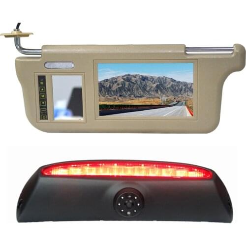 Vardsafe VS507V Driver Side Sun Visor Rear View Monitor & Reverse Camera for Iveco Daily Van (2006-2013)