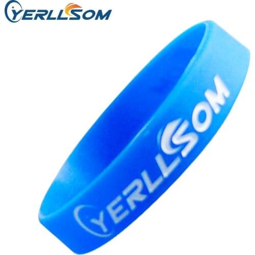 300pcs/Lot customized personalized Text Front And Back Rubber Silicoen Wristbands For Gifts P160803