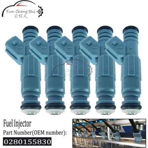 5pcs/LOT New Fuel Injector 0280155830 9186060 290874430 420874430 For VOLVO C70 / S60 / S70 / S80 / V70