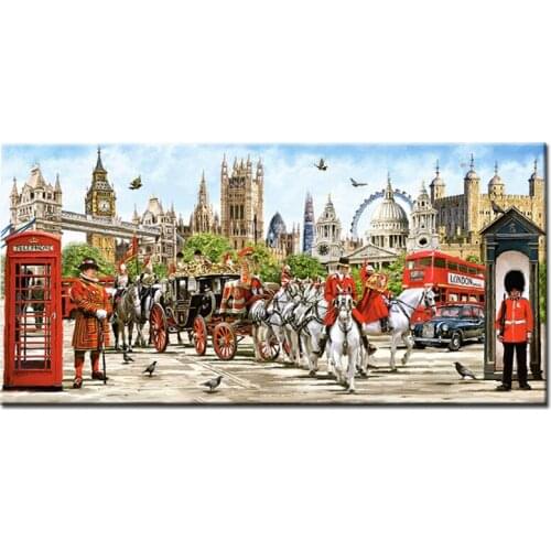 Large diamond art rhinestone Famous British Architect embroidery diamond mosaic full round square 5d diy diamond paintingZP-3488