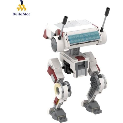 Buildmoc Military Intelligent Robot War Combat Weapon Building Block Creative Toy Children Diy Building Block Model Toy Boy Gift
