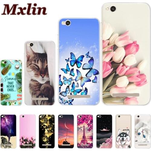 5.0" For Xiaomi Redmi 4A Case Cover Soft TPU Fundas Coque Redmi4A Silicone Cover Painted Cases For Xiaomi Redmi 4A 4 A A4 Bumper
