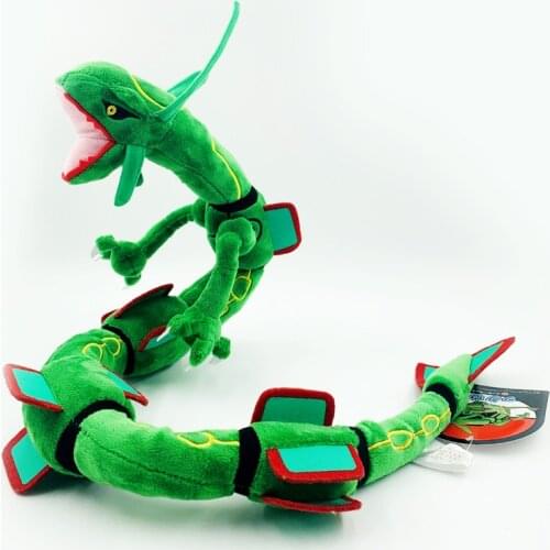 80cm Pokemon Rayquaza Ray Dra Plush Toys Soft Anime Dolls For Best Gifts Stuffed Retail