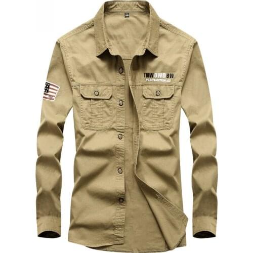 European and American Best-selling Autumn New High-quality Work Clothes Large Size Shirt Fashion Trend Outdoor Casual Mens Top