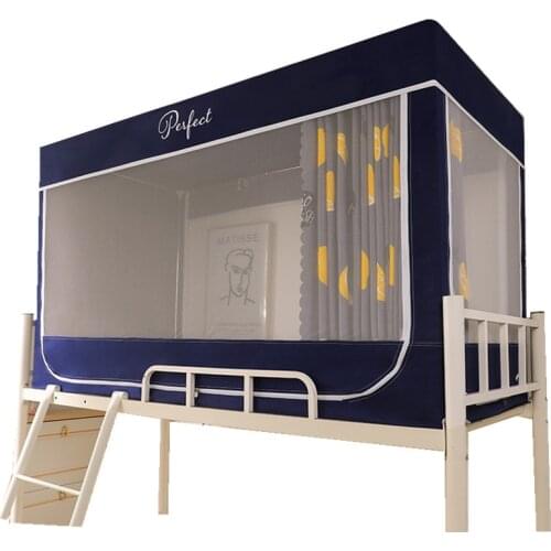 Simple Student Mosquito Net Three Door Durable Mosquito Net Bed Insecticide Treated Creativity Klamboe Tent Room Decor EB50WZ