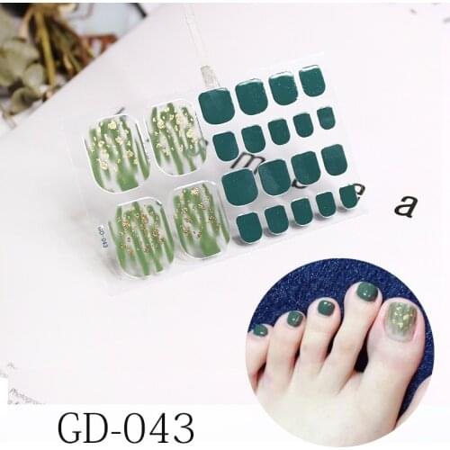 French Foot Full Cover Nail Stickers Nail Polish Nail Decoration Nails Designer Self Adhesive Decals Creative Nail Art Sliders