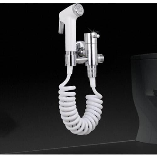 New Shower Bidets Eenema Toilet Cleaner Set Clean Hand Shower Spray Bidet Sprayer gun toilet faucets