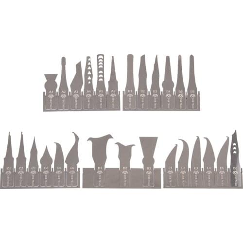 Repair CPU NAND chip IC knife for Iphone A8 A9 A10 A11 Frictioning Remove Black Glue BGA Motherboard Knife Tool Special Blade