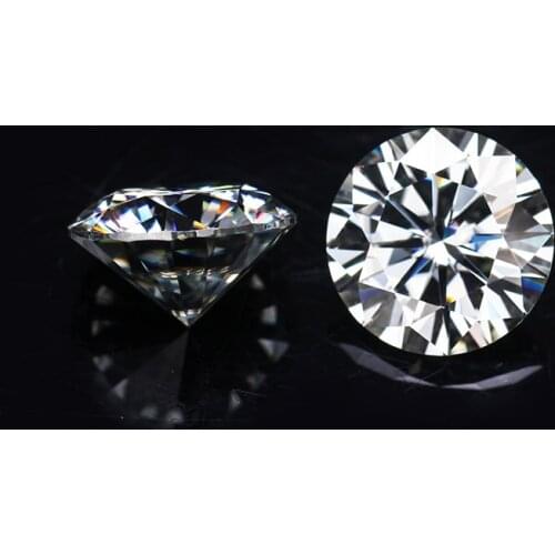 Wholesale Size 0.8~12mm White GH IJ Color VVS1 Round Cut Moissanites Stone 0.1ct~6ct Loose stone With Certificate