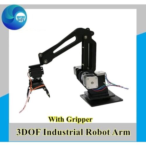 3dof Industrial Robotic Arm with Motor and Gripper for Writing, Laser Engraving, 3D Printer, Color Recognition