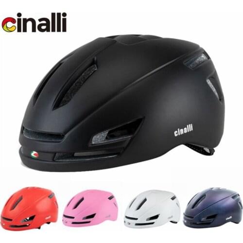 Cinalli Mountain Highway Bicycle Riding Helmet Ultralight Integrated Pneumatic Breaking Wind Safety Helmet Taillight