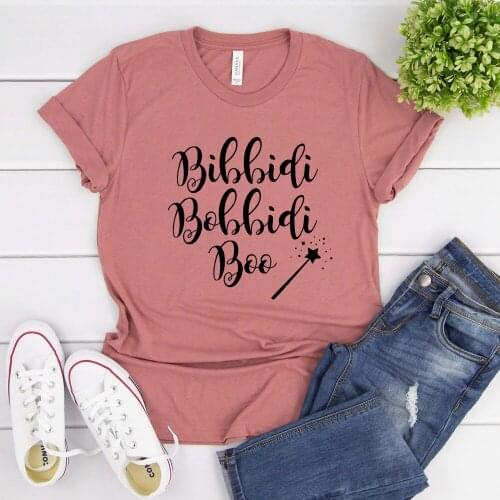 Funny Bibbidi Bobbidi Boo T-Shirt Bibbidi Bobbidi Brew Magic Shirt Women Maternity Shirts Matching Tee Family Vacation Tees