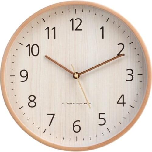 Modern Wood Wall Clock Kitchen Clock Mechanism Wall Watches Home Decor Living Room Creative Solid Wood Saat Nordic Clocks FZ329