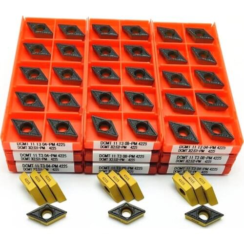 Carbide DCMT11T304 PM 4225 DCMT11T308 PM 4225 Internal turning tool High quality turning tool CNC turning insert