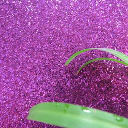 11 merters violet/purple chunky glitter wallpaper for living room and curtain decoration