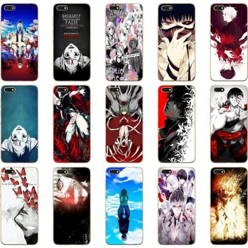 15DD Anime Tokyo Ghouls Soft Silicone Cover Case for Huawei honor 9 10 Lite 7A 5.45 7a pro 7c 5.7 inch 7x 8x case
