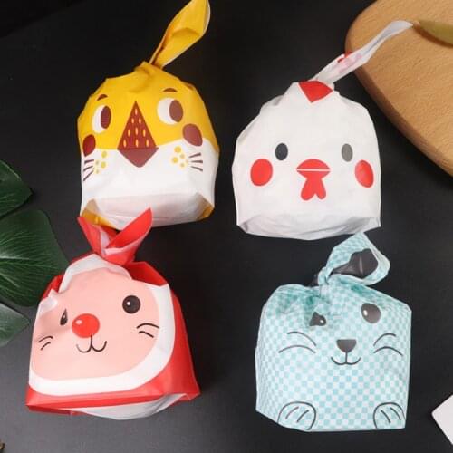 50PCS 18x30CM Rabbit Long Ear Bag of Sweets Cute Packaging Bags Gift Packing For Sweets Childrens Birthday Goodies Bonbonnieres