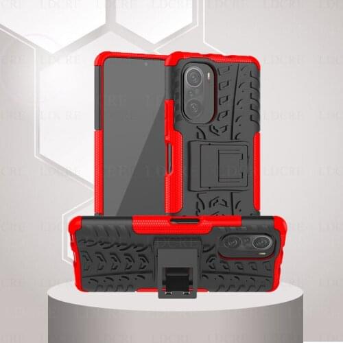 For Xiaomi Redmi Poco F3 Case Armor Rubber Silicone Hard Kickstand Case Cover For Xiaomi Redmi Poco F3 for Xiaomi Redmi Poco F3