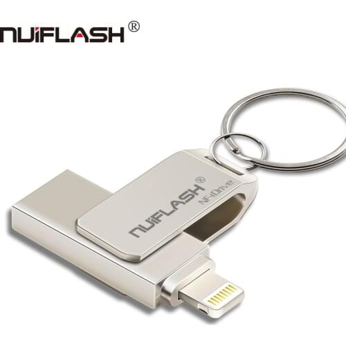 For Apple U Disk for Mobile Phone Metal Rotating U Disk Mobile Phone Android Computer Three-in-One Micro High-Speed U-disk Cust