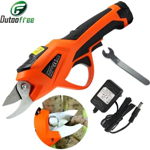 Electric Pruner 3.6V Li-ion Cordless Secateur Power Tools Pruning Shears Garden Pruning Tools Cutter Electric Fruit Pruning Tool