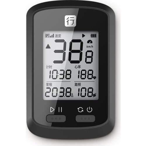 Walker G+ Chinese and English GPS positioning code table road bike mountain bike wireless speed riding odometer