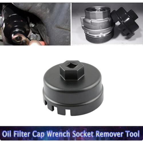 48mm Car Oil Filter Wrench Cap Housing Tool Remover Flutes for TOYOTA Repair Tools Adjustable Automobiles Accessories