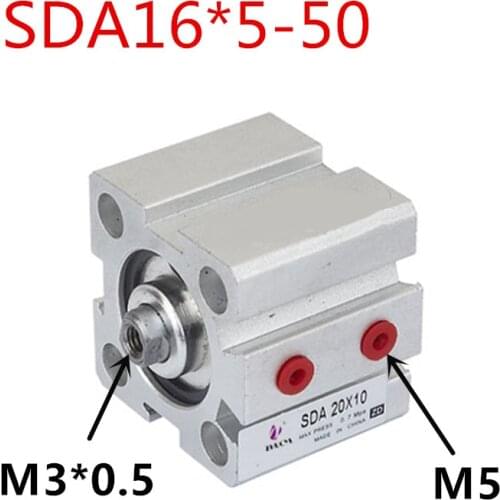 Square thin cylinder SDAS / SDA12 * 5/10/15/20/25/30/40-S-B Small cylinder mini