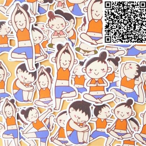 40 pcs Cute Latin dancing beauty Diy Paper book notebook Scrapbooking Stickers /Decorative Sticker decoration /paper stickers