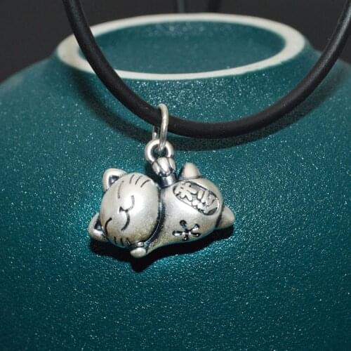 New Arrival S999 Fine Silver Lovely Cat Lucky Women Pendants 13x17mm DIY Jewelry Making Charms For Necklace Bracelet Making 10pc