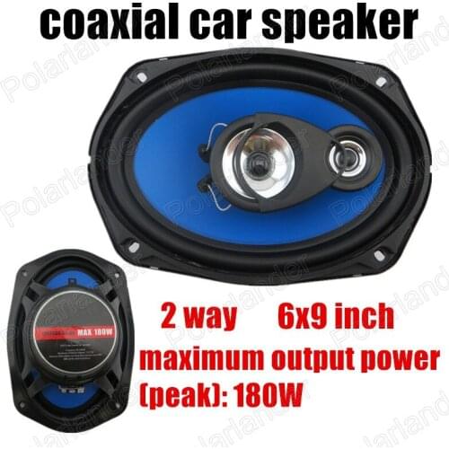 One pair auto door component speakers 6x9 inch 2 way coaxial car speaker car audio stereo speaker 2x180W for all cars