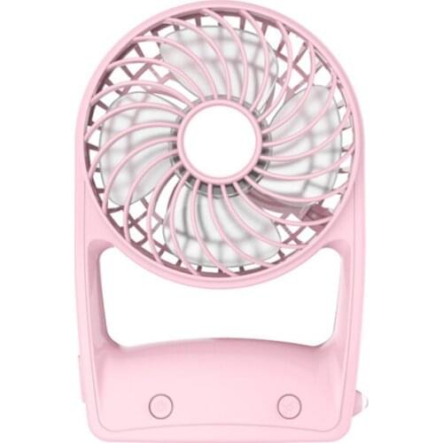 Portable Mini Handheld Fan USB Rechargeable Battery Ventilador Fan Four-Vane ABS Electric Lithium Pedestal Fan Blades