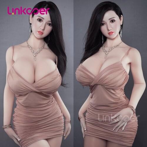 Linkooer 170cm Realistic Silicone LifeLike Sex Dolls Full Body Soft Boobs Sexy Hit Vagina Anus Adult Toys with Metal Skeleton