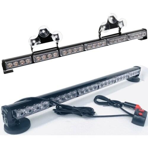 Car Roof strobe Light Magnetic LED flashing Emergency Warning Light bar Police Fire Truck Windshield light beacon Viper Signals