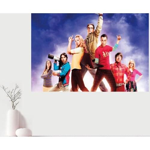 The Big Bang Theory Style Posters Wall Art Decor Picture Modern Home Decor Room Decoration Quality Canvas Poster Painting