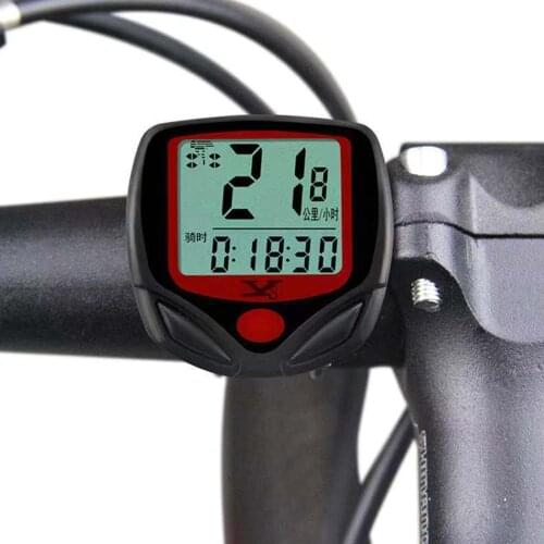 Waterproof Bike Computer With LCD Digital Display Bicycle Odometer Speedometer Cycling Wired Stopwatch Riding Accessories