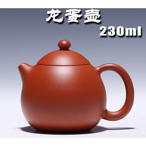 Yixing teapot famous pure handmade dragon egg teapot Zhu mud teapot genuine special wholesale