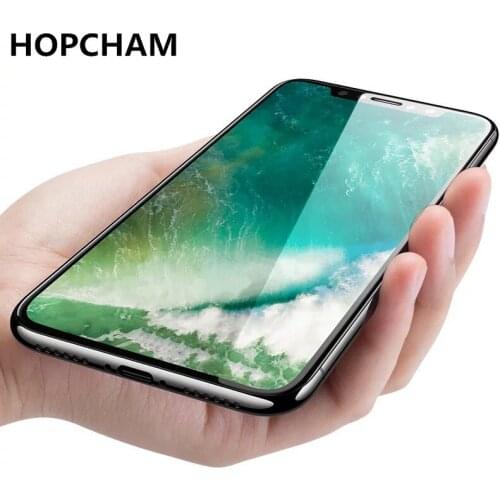 30D Protective Glass on the For iPhone X XS Max XR Tempered Screen Protector Film Curved Edge Glass XR XS Max Full Cover Glass