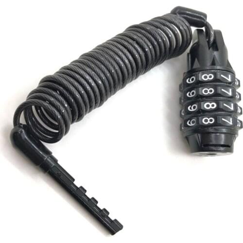 1PC Universal Motorcycle Anti-theft Helmet Lock 4 Digit Password Motorbike Accessories For Honda Yamaha Suzuki Kawasaki Ducati