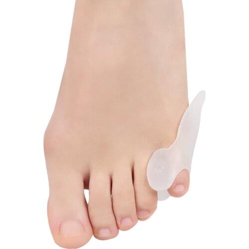 2pcs/4pcs/6pcs Silicone Toe Straightener Separator Protector Orthosis Foot Care Tool Hallux Valgus Bunion Corrector