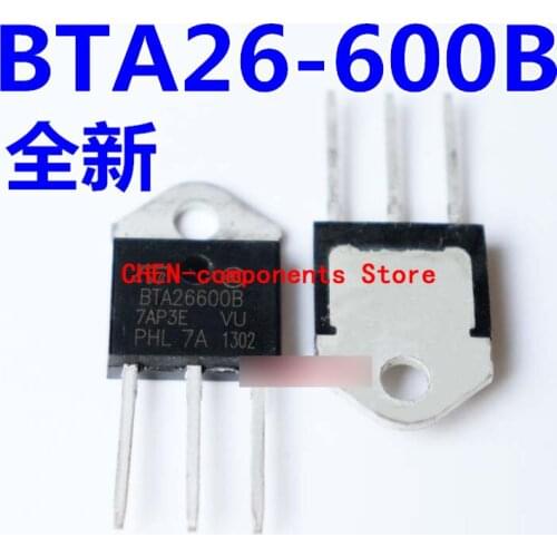 5pcs BTA26-600B TO-247 Thyristor