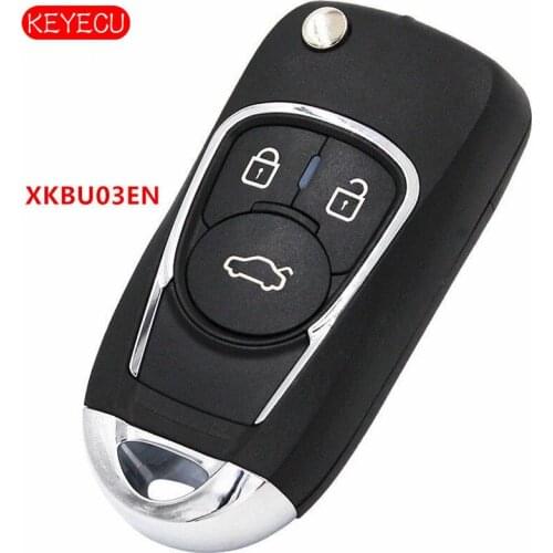 5PCS/LOT Universal Remote Key Fob 3 Button XKBU03EN for VVDI Key Tool VVDI2 XHORSE