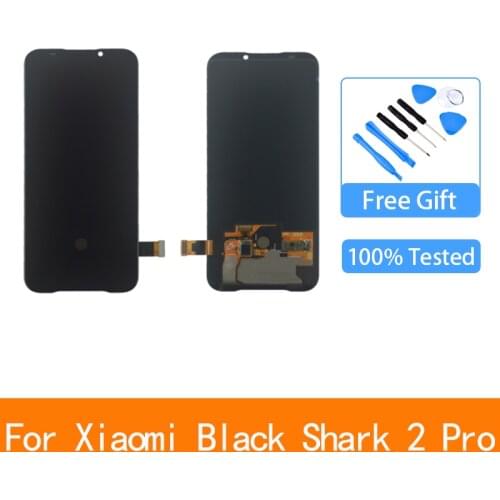 AMOLED Display For Xiaomi Black Shark 2 Pro LCD Display Screen+Touch Digitizer For Xiaomi BlackShark 2 pro DLT-A0 DLT-H0 Display