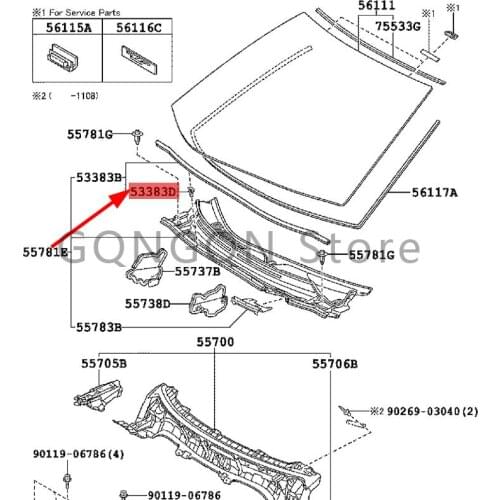 CAR right rear door sealing strip fixing piece 2005- 2015 Toy ot aAYG O IQ YAR IS (JPP) VER SO-S right rear door sealing strip