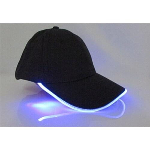 Led Glow baseball hat Luminous Cap Light-emitting hat Sun hat party Novelty cool Colorful discoloration sun hat