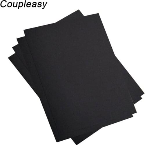 70-400g Black Kraft Paper Thicken Craft Paper Postcard Cardboard DIY Handmade Paper Stationery School Supplies 100Pcs