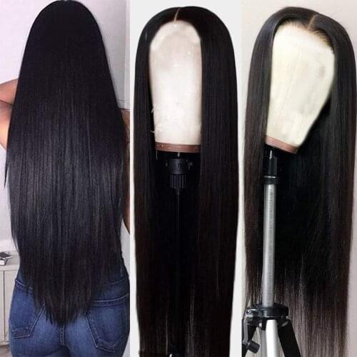 Black Female Long Straight Hair Wig Synthetic Wig Suitable For Daily Gatherings Natural Appearance Heat-Resistant Wigs