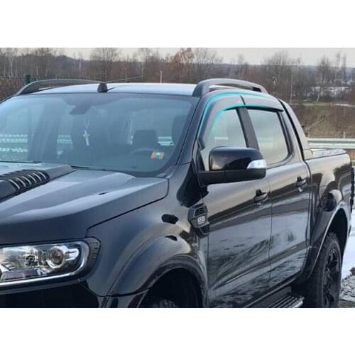 For Ford Ranger T6-T8 2012-2019 High quality 4pcs car Windows rain visor,Rain eyebrow,rain block shelter